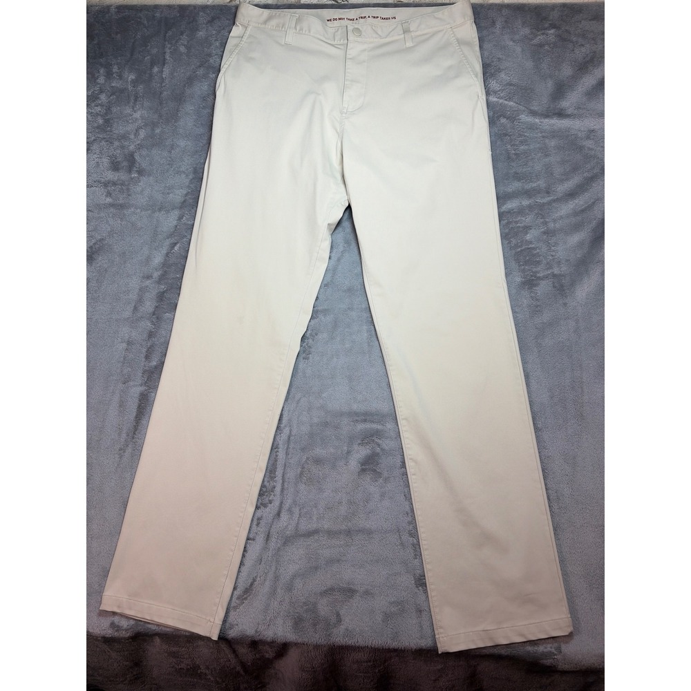 Rhone Commuter Pants Mens 35 Tan Khaki Technical Stretch Chino Style 100161